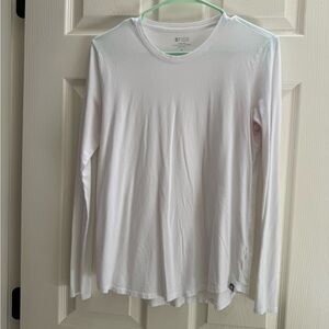 Figs Women’s Supersoft Longsleeve Underscrub | White | Size Small